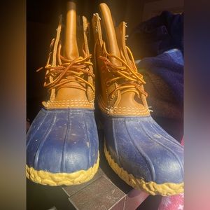 Women's Bean Boots, 8", Navy